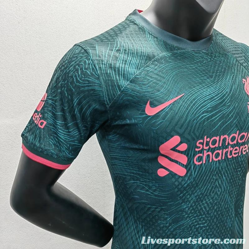 Player Version 22/23 Liverpool Third Soccer Jersey