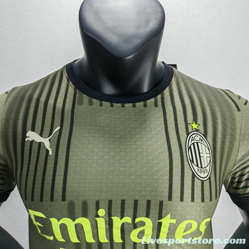 Player Version 22/23 AC Milan Third Soccer Jersey