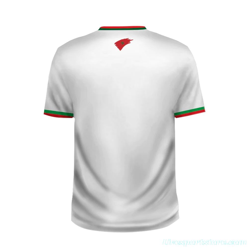 2022 Morocco Away Soccer Jersey