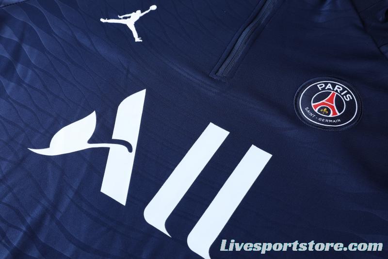 2022 PSG Navy Half Zipper Tracksuit