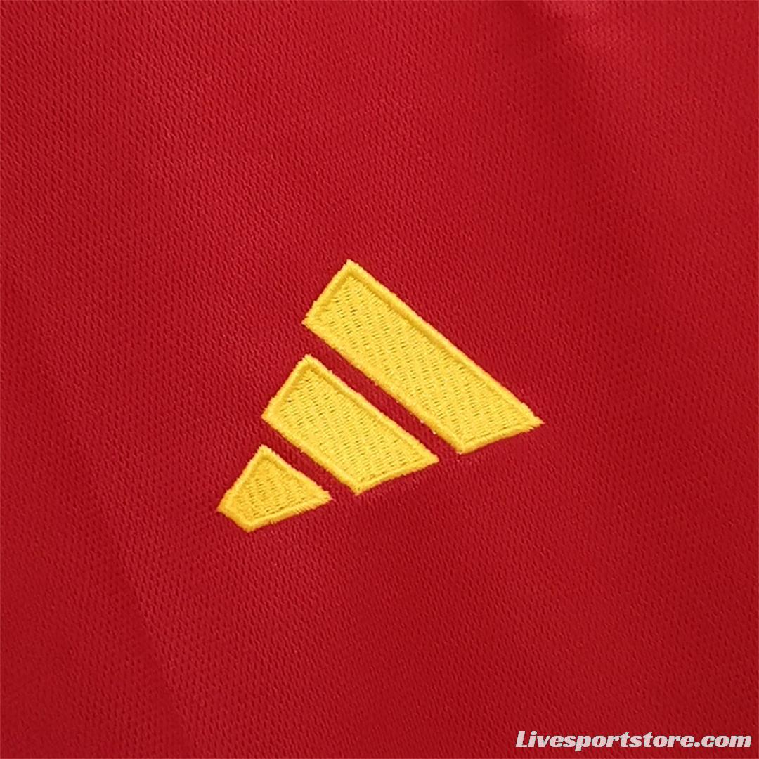 2022 Spain Home Soccer Jersey