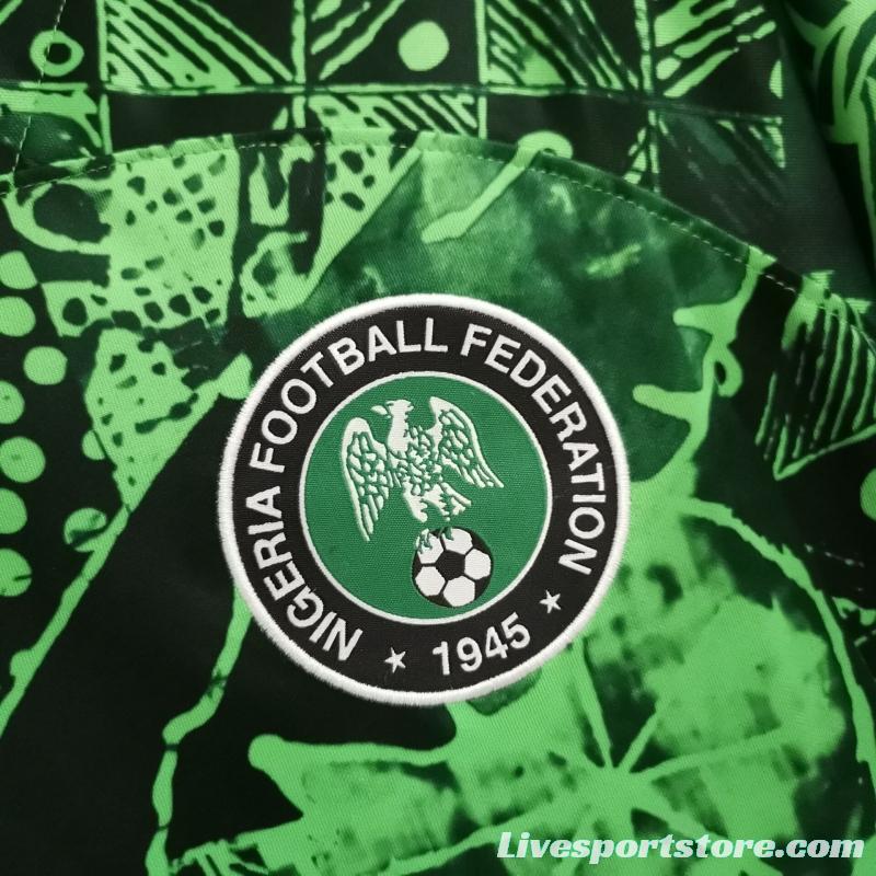 2022 Nigeria Green Training Jersey