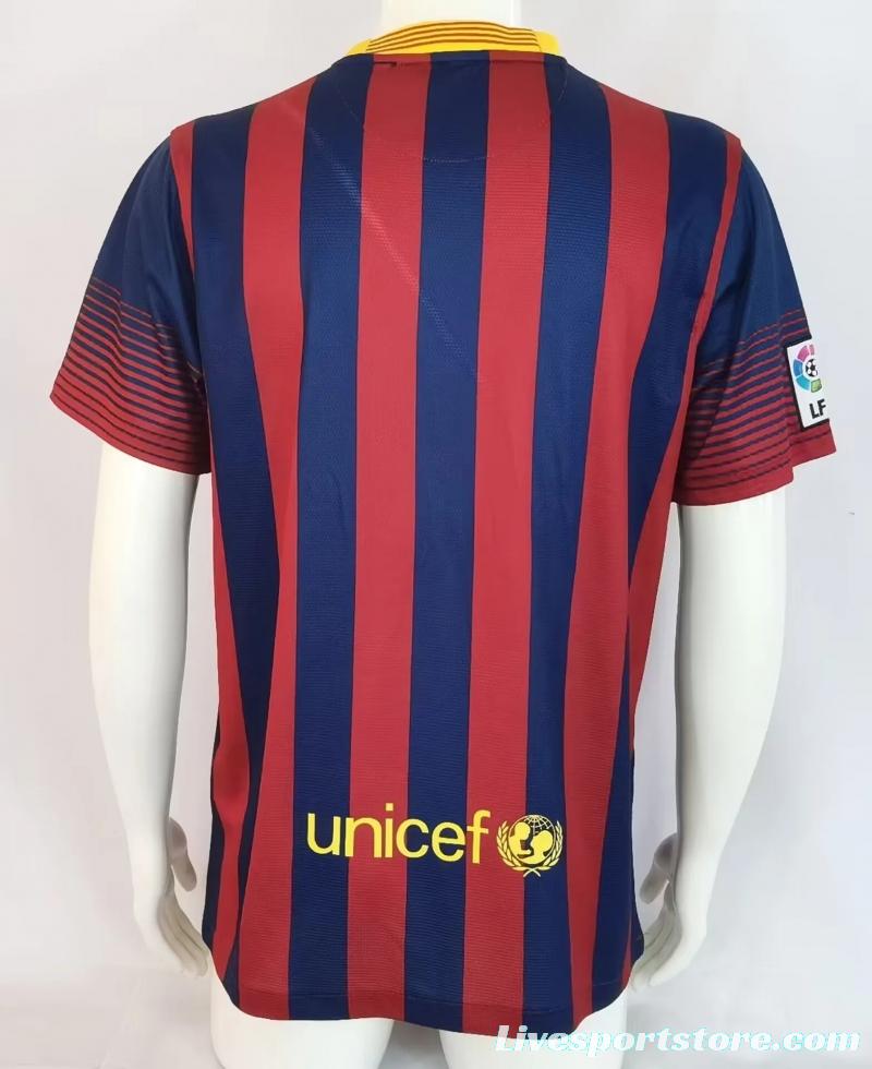 Retro 13/14 Barcelona Home Jersey