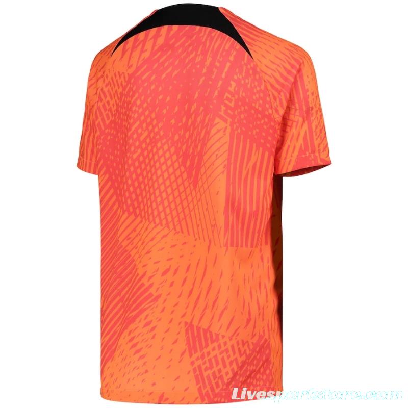 22/23 Atletico Madrid Orange Pre-Match Jersey