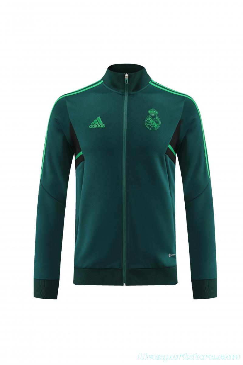 2022 Mexico Deep Green Full Zipper Tracksuit