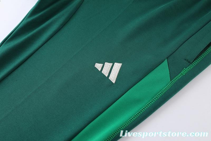 2022 Mexico Green Full Zipper Tracksuit