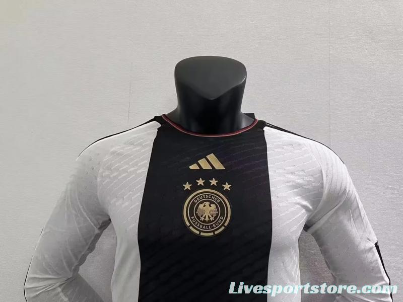 Player Vision 2022 Germany Home Long Sleeve Jersey