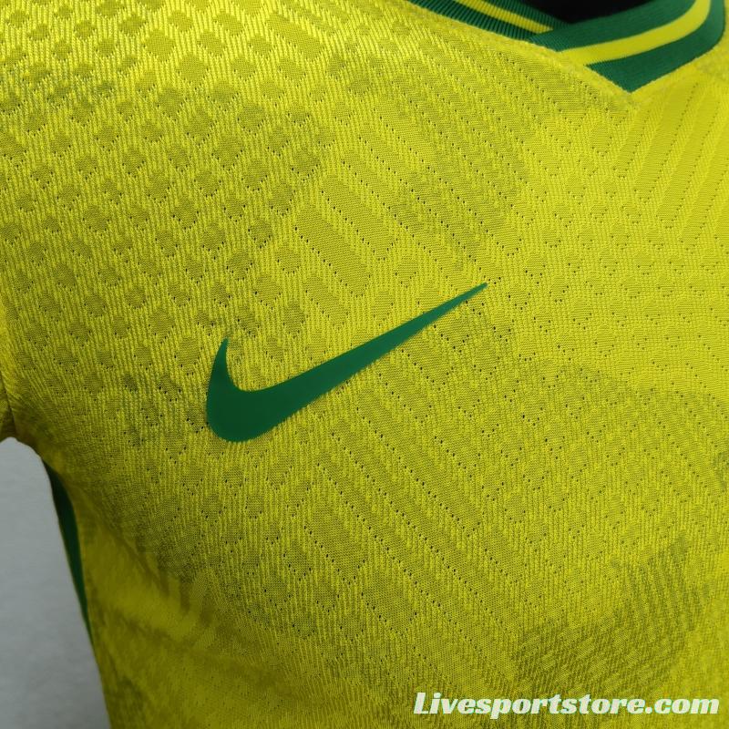 Player Version 2022 Brazil Yellow Special Jersey