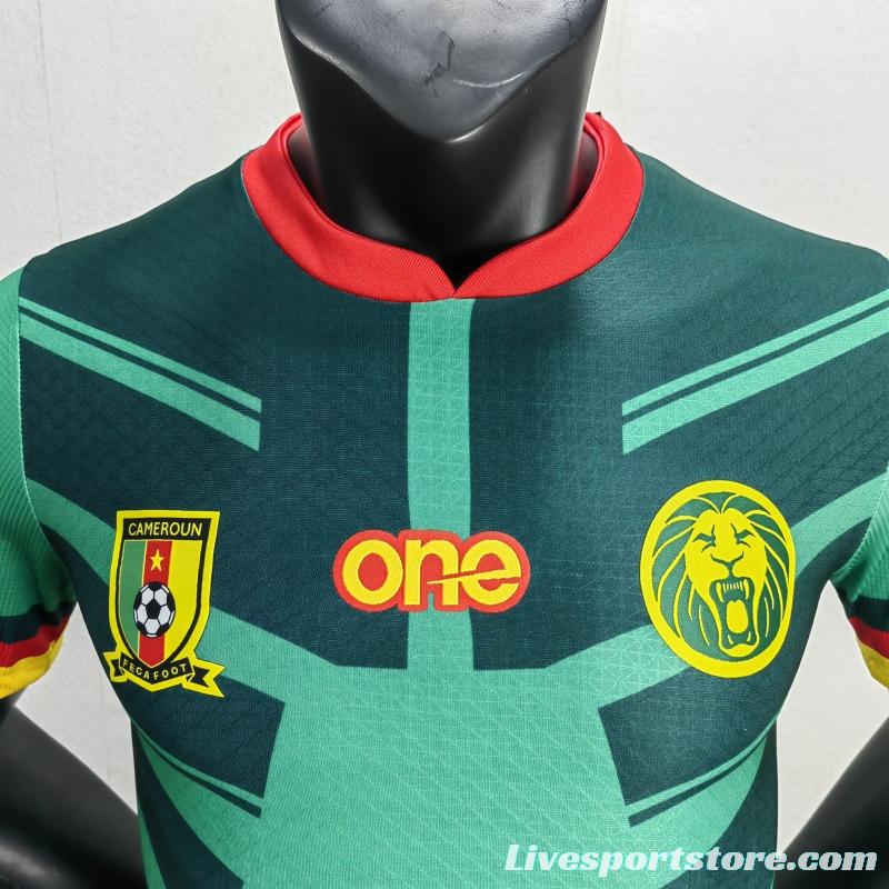 Player Version 2022 Cameroon Home Green Jersey