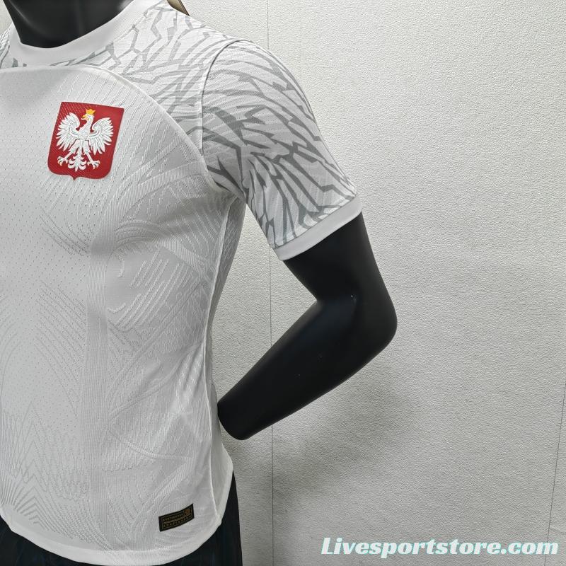 Player Version 2022 Poland Home Jersey