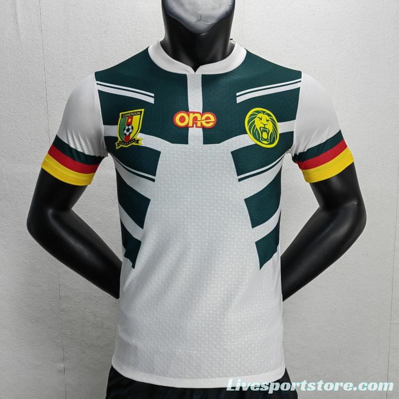 Player Version 2022 Cameroon Third White Jersey