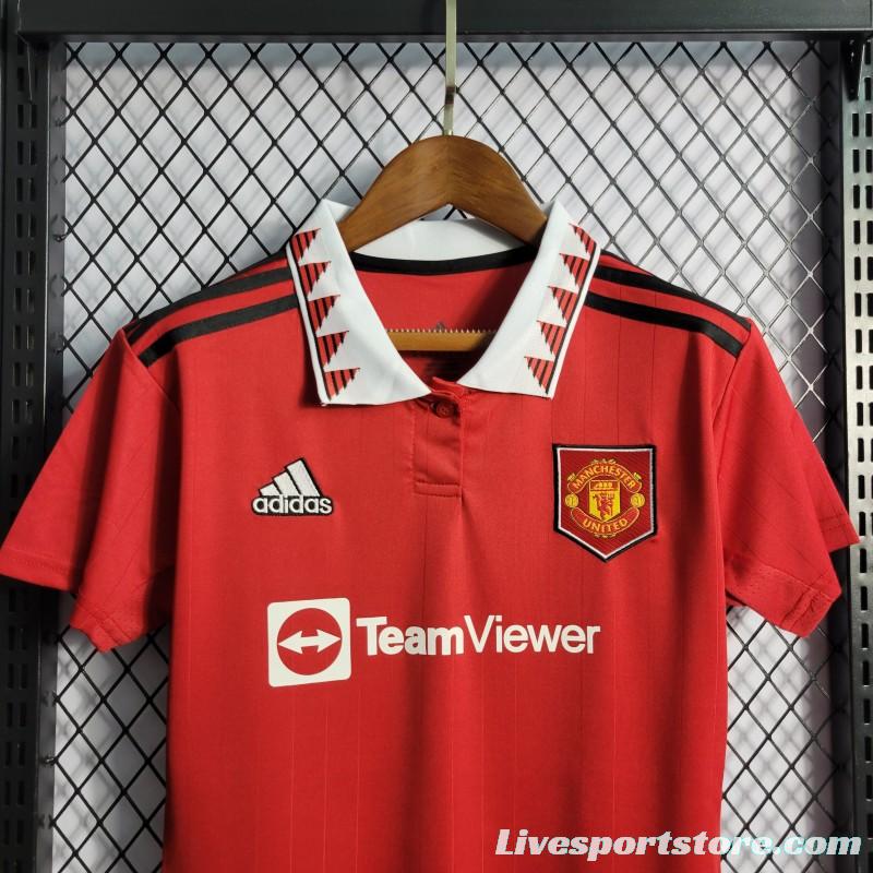 22/23 Women Manchester United Home Jersey