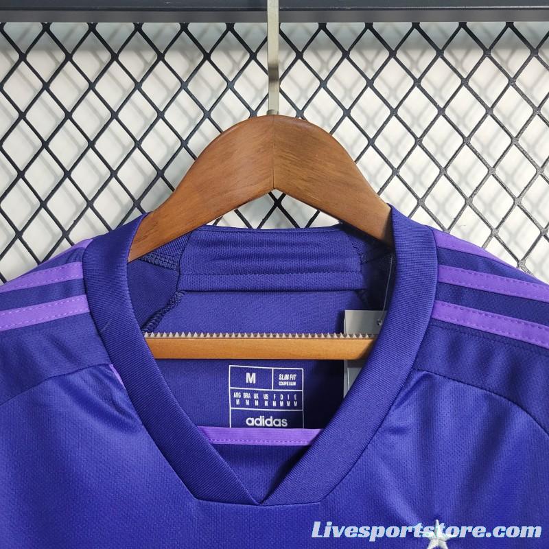 3-Stars Women 2023 Argentina Away Purple Jersey