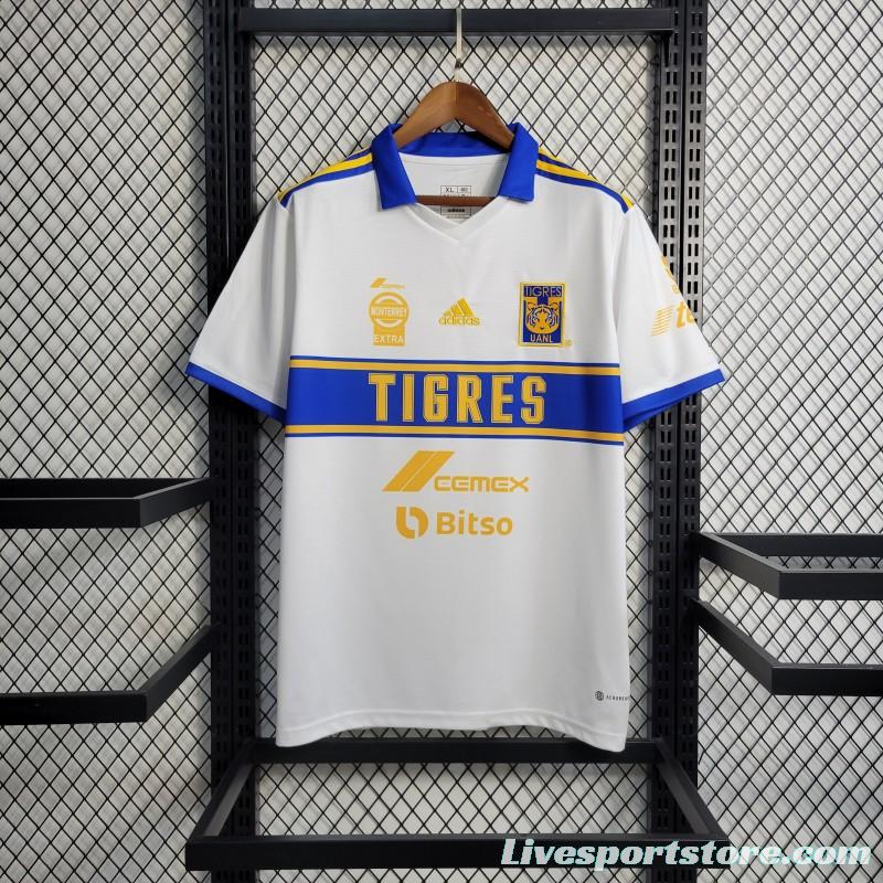 22-23 Tigres UANL Third White Jersey