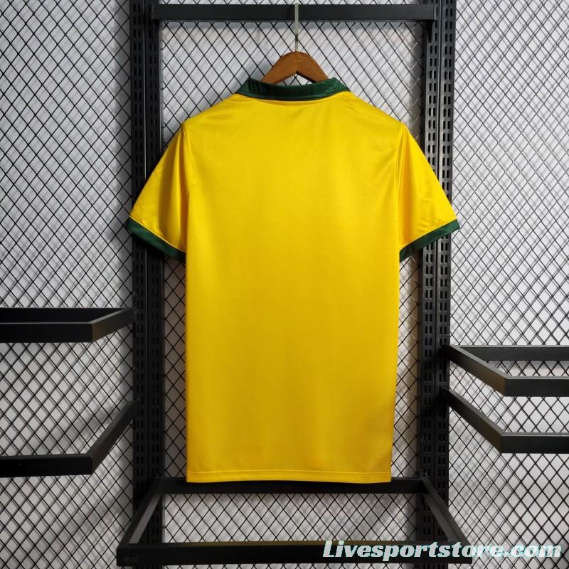 Retro 1988/1990 Brazil Home Jersey