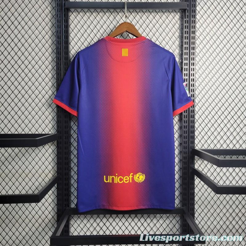 Retro 12/13 Barcelona Home Jersey