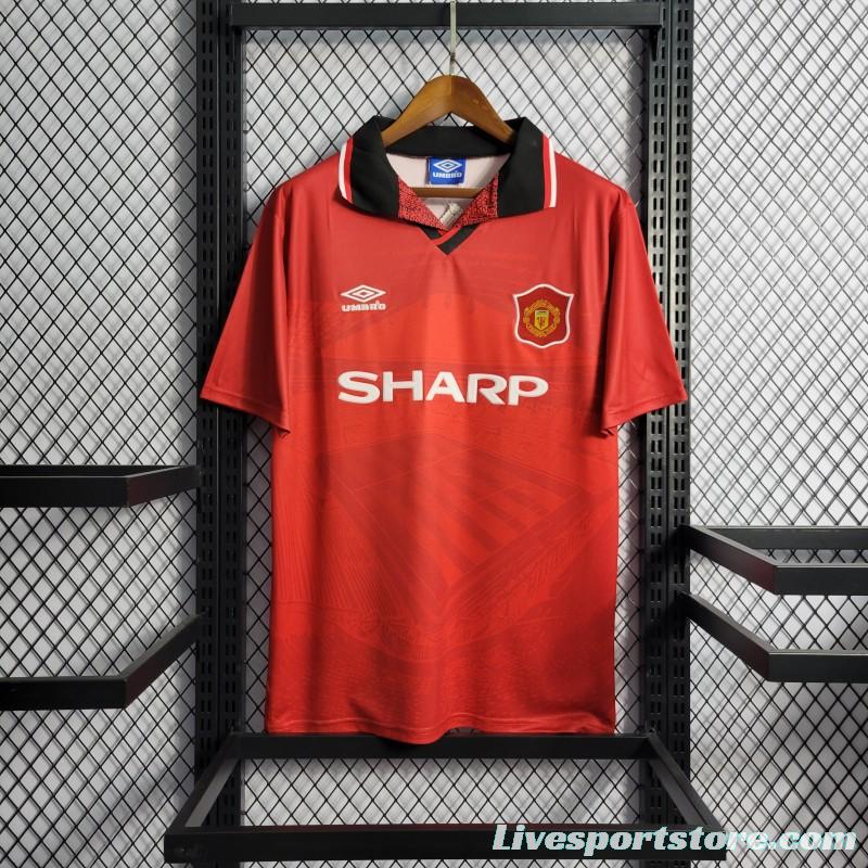 Retro 94/96 Manchester United Home Jersey