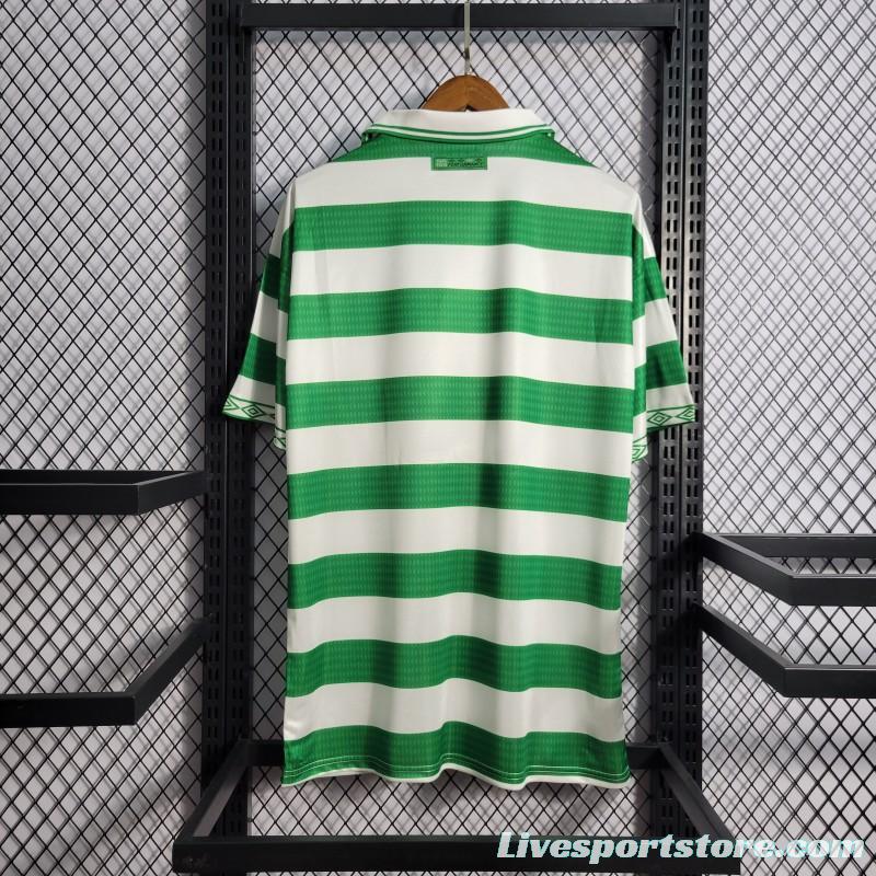 Retro 98/99 Celtic Home Champion Jersey