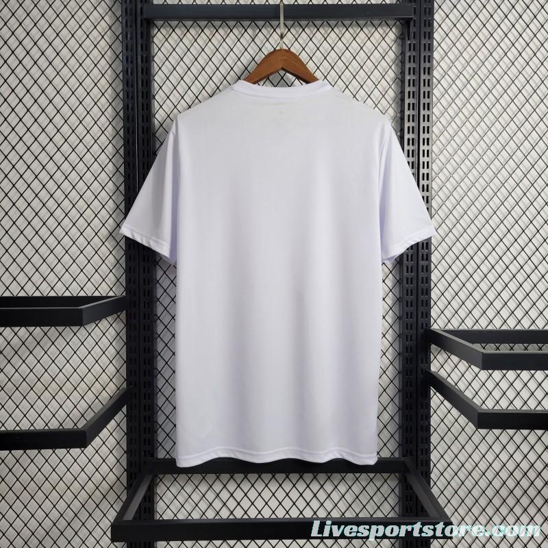 23-24 Flamengo White Casual T-Shirts