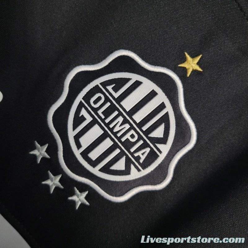 23-24 Paraguayan Club Olimpia Away Black Jersey