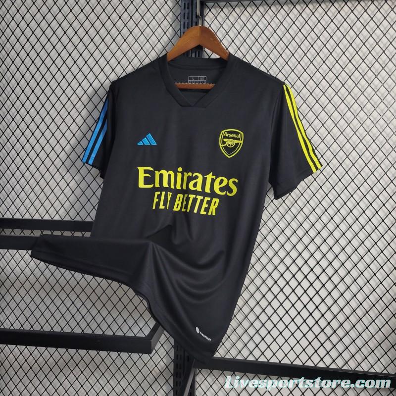 23-24 Arsenal Black Training Jersey