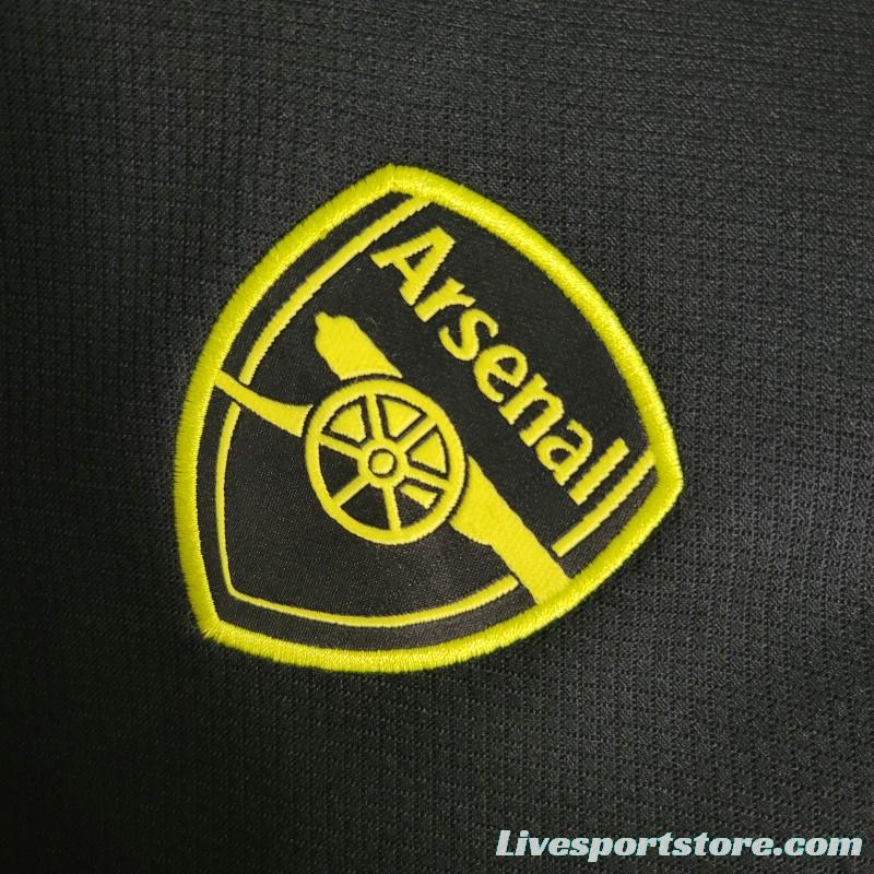 23-24 Arsenal Black Training Jersey