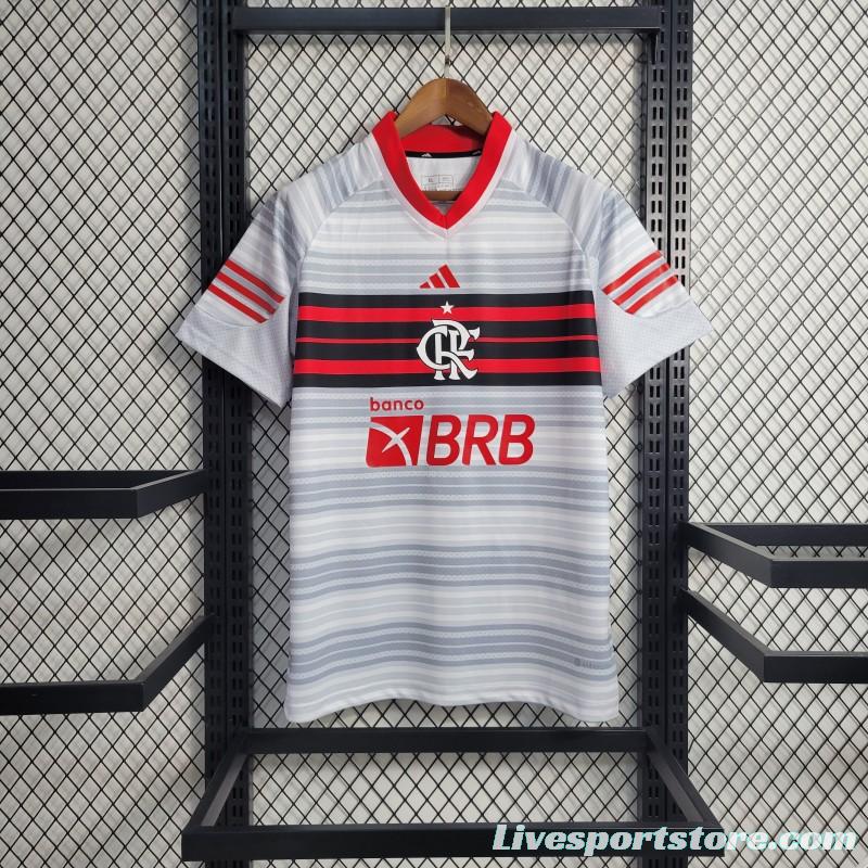 23-24 Flamengo Grey Stripe Special Edition Jersey