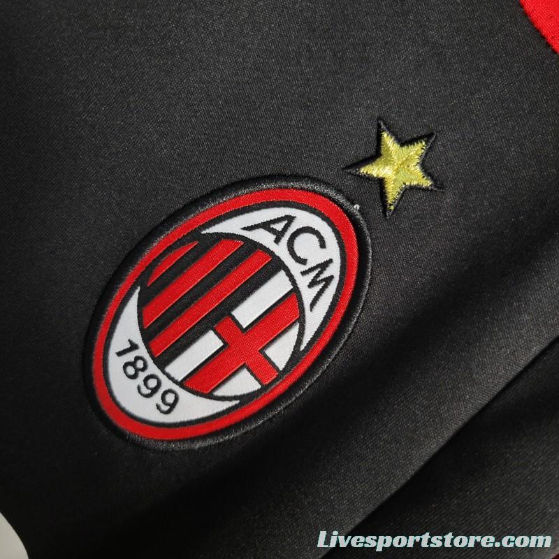 Retro 2007/08 AC Milan Third Black Jersey