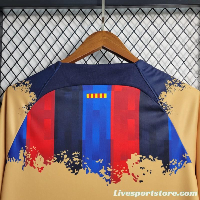 23-24 Barcelona Yellow Training Jersey