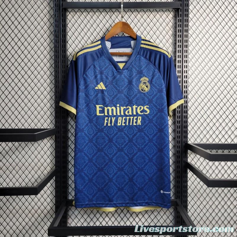 23-24 Real Madrid Navy Training Jersey