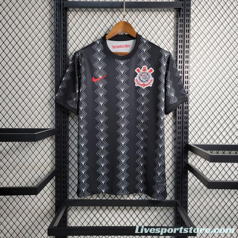 23-24 Corinthians Training Black Jersey