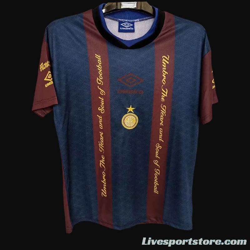 Retro 94/95 Inter Milan Training Jersey Wine Color Jersey