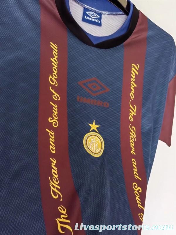 Retro 94/95 Inter Milan Training Jersey Wine Color Jersey