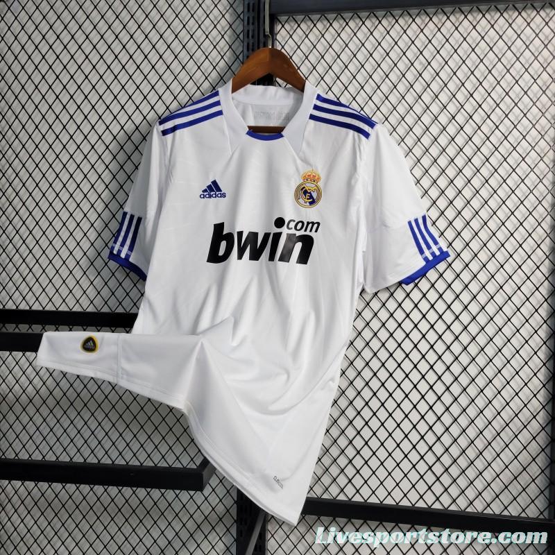 Retro 10-11 Real Madrid Home Jersey