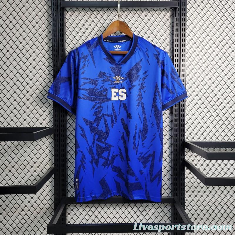 2023 El Salvador Home Soccer Jersey