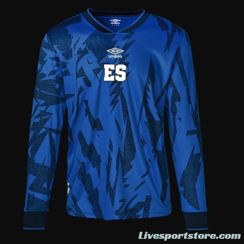 2023 El Salvador Home Long Sleeve Jersey