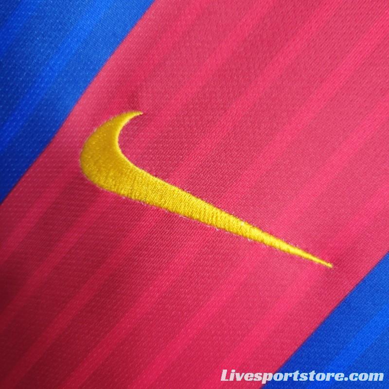 Retro 16-17 Barcelona Home Soccer Jersey