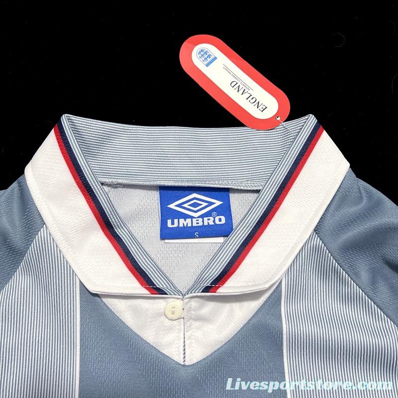 Retro 1996 England Away Soccer Jersey