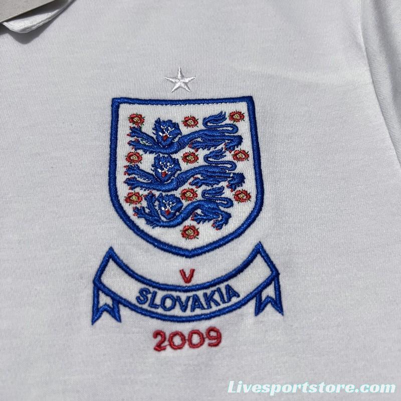 Retro 2010 England Home Soccer Jersey