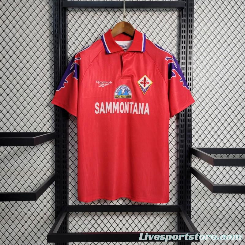 Retro 95-96 Fiorentina Third Red Jersey