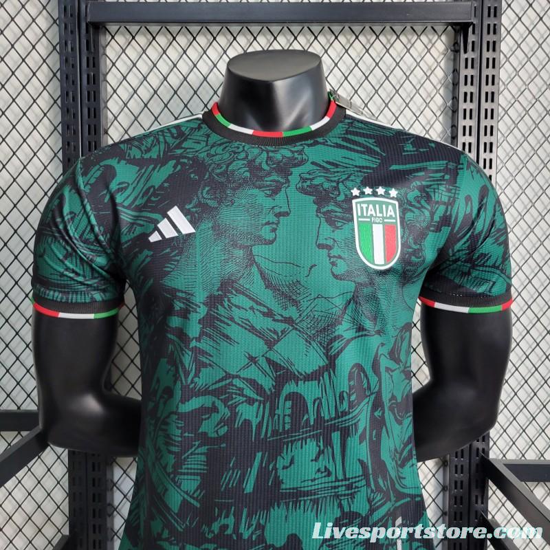 Player Version 2023 Italy Special Edition Green Jersey