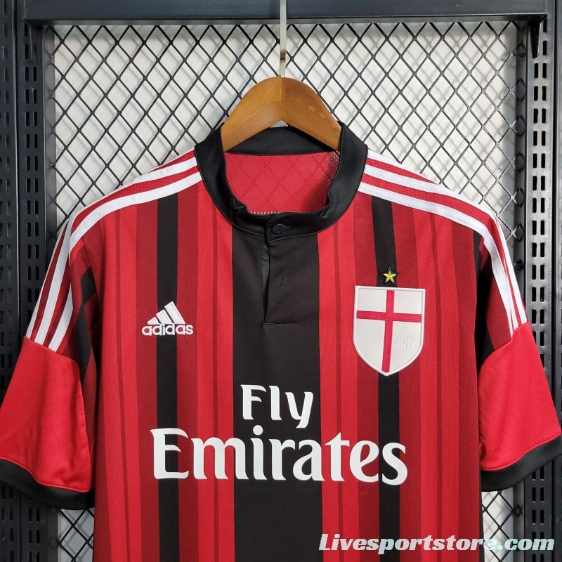 Retro 14/15 AC Milan Home Jersey