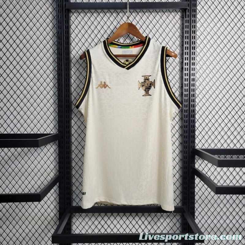 23-24 Vasco Da Gama White Vest Jersey