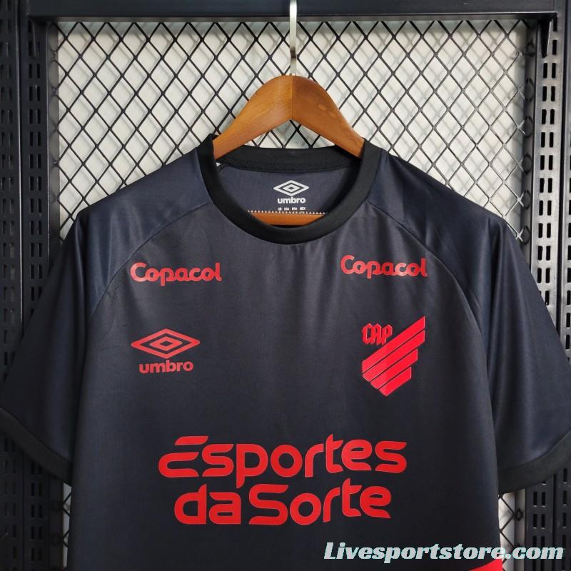 23-24 Athletico Paranaense Away Black/Red Jersey