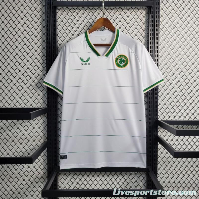 2023 Ireland Away White Soccer Jersey