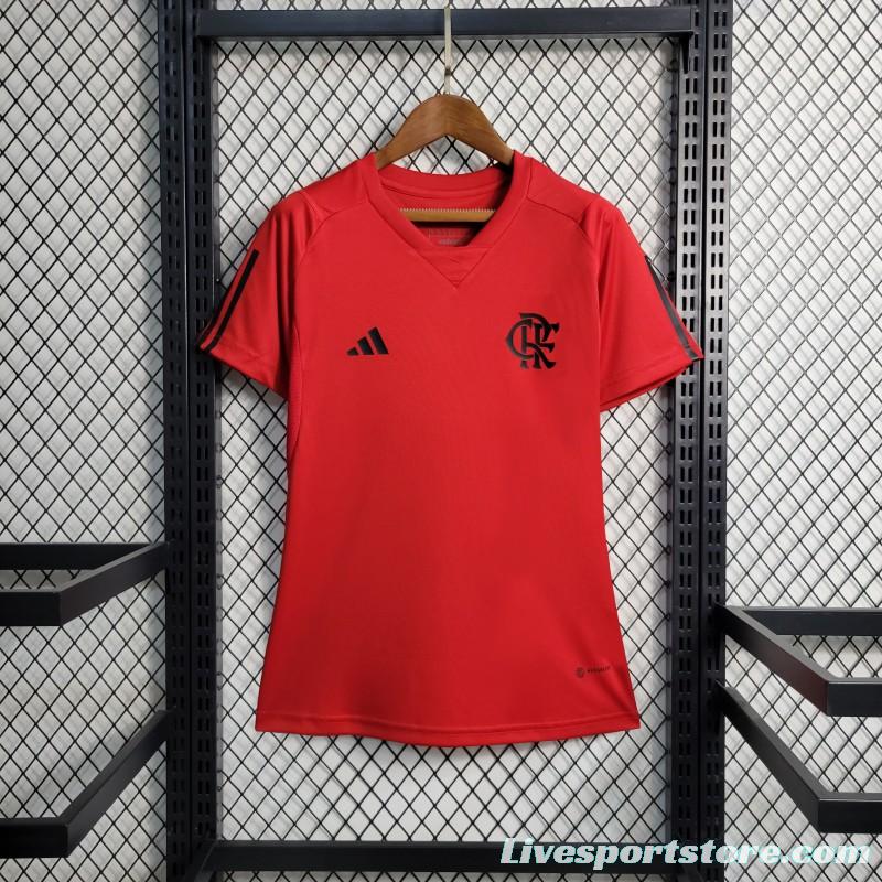 23-24 Women Flamengo Red Training Jersey