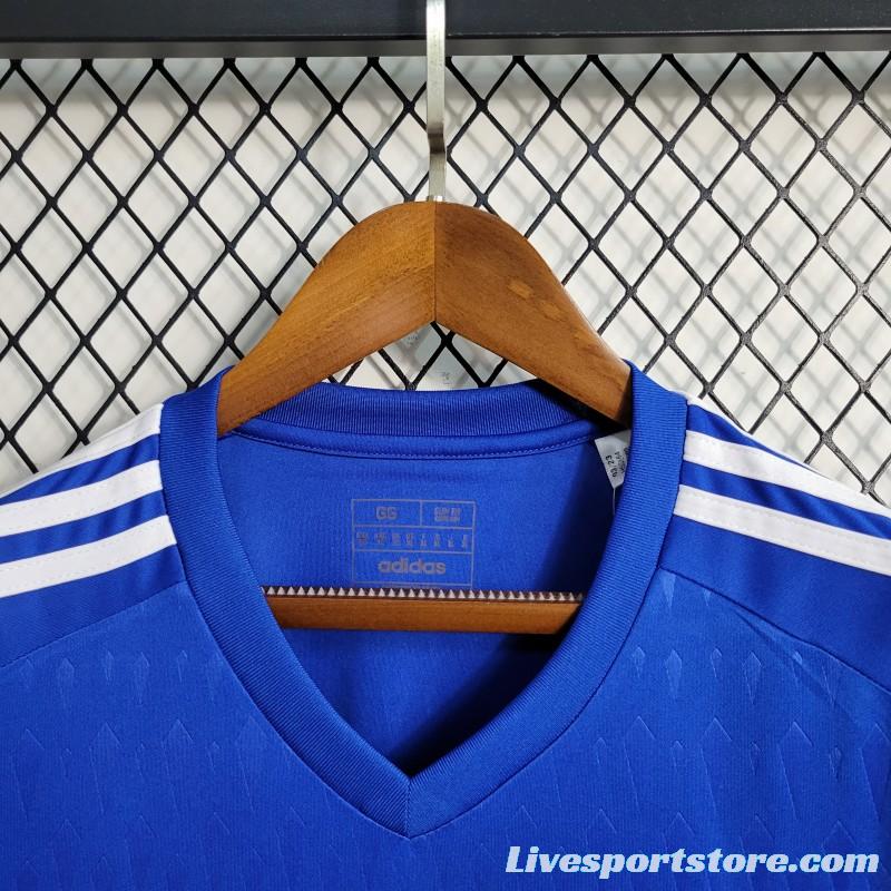 23-24 Cruzeiro Goalkeeper Blue Jersey