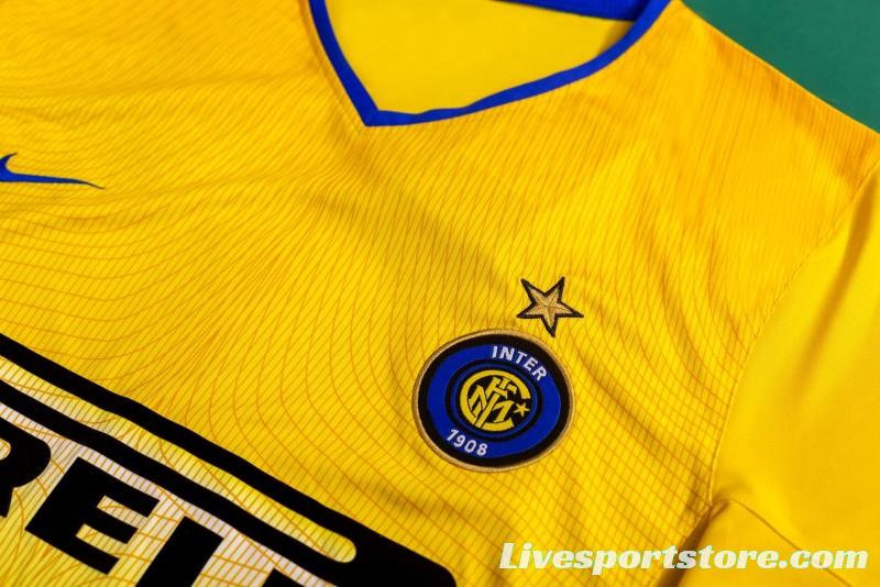 Retro 02/03 Inter Milan Third Yellow Jersey