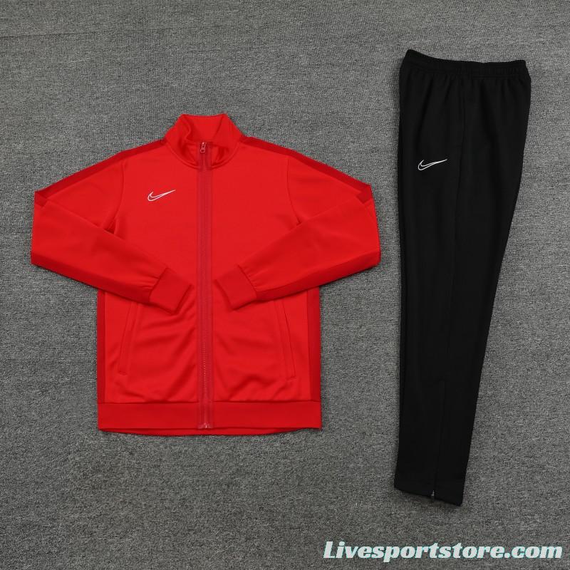 2023 Nike Red Full Zipper Hoodie Jacket +Pants