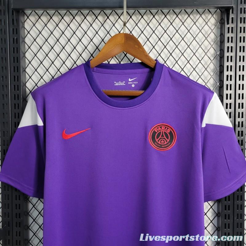 23-24 PSG Purple Training Jersey